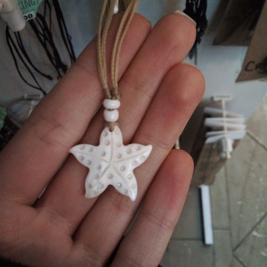 Starfish Mother of Pearl Necklace - Necklaces - Palm Strings