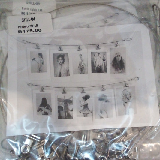 Wall Hanging Photo Display Cable - 1m - - Still life
