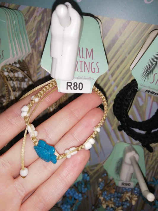 PSB642 Blue Turtle Bracelet