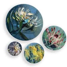 Food Covers Artist Collection - "Fynbos" by Shaune Rogatschnig - Food Container Covers - Greenie