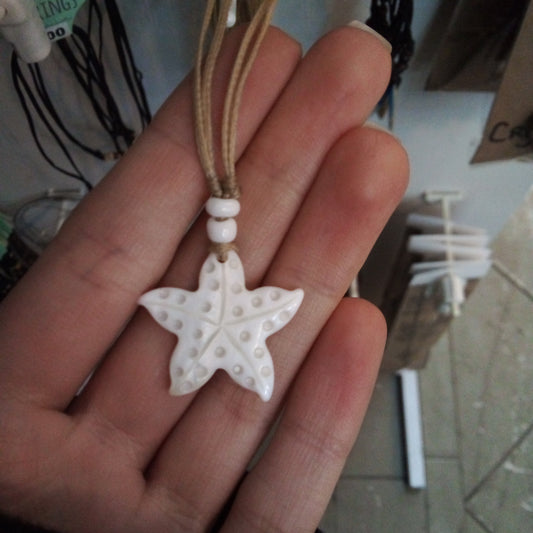 Starfish Mother of Pearl Necklace - Necklaces - Palm Strings